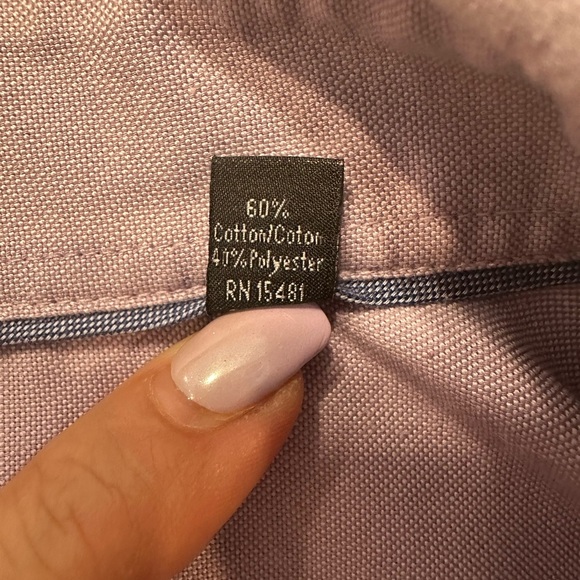 U.S. Polo Assn. Wrinkle-Free Button Down Shirt Men’s XL Purple 17 34/35 - Picture 6 of 10